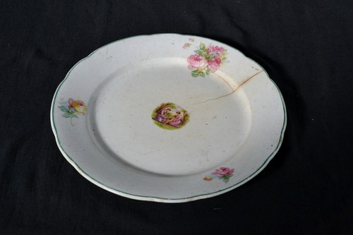 Antico piatto ceramica - ,