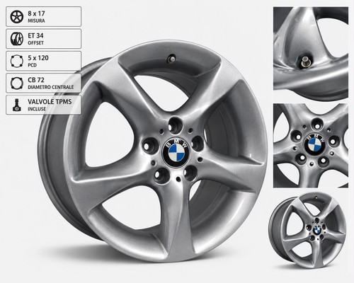 Kit cerchi bmw 8x17 - kit,