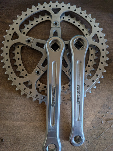 Pédalier vintage sugino super - pédalier,