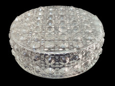 Plafoniera vintage in vetro rotonda Ø 20 cm da soffitto parete esterno interno