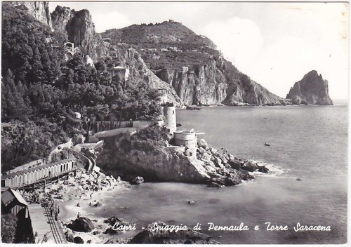 Capri napoli spiaggia di - -,