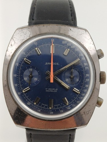 Cronografo vintage sandoz 7733 - vintage,