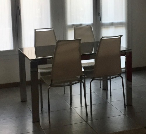 Tavolo calligaris baron vetro - tavolo, (vetro