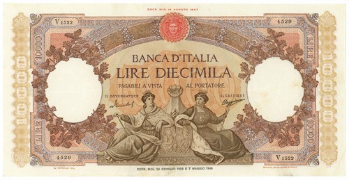 10000 lire capranesi - 10000,