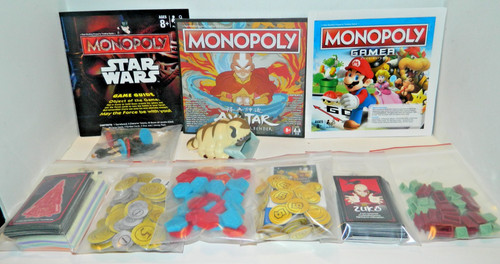 Lotto monopoli hasbro - monopoli,