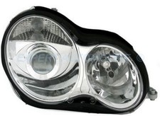 FARI CROMO ANTERIORI NEW LENTICOLARE MERCEDES CLASSE C W203+ REGOL. PNEUMATICA