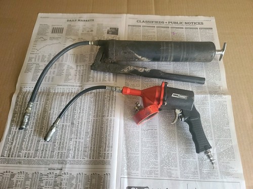 Tool shop grease gun - tool,