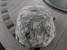 Elmetto balistico MSA edizione militare USA taglia M copertura mimetica, cuscinetti e MADE con KEVLAR