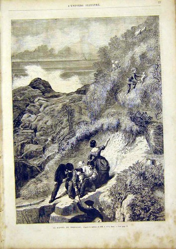 Antica stampa originale - , sant