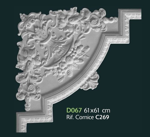 Decoro gesso per pareti - decoro,