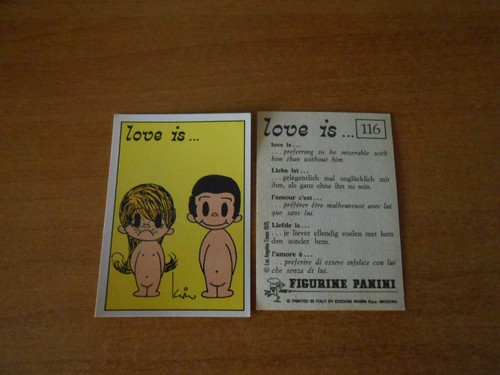 Figurina love l amore - love, l'amore