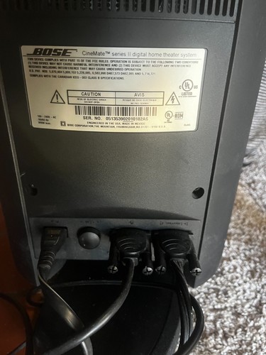 Bose cinemate series - bose,