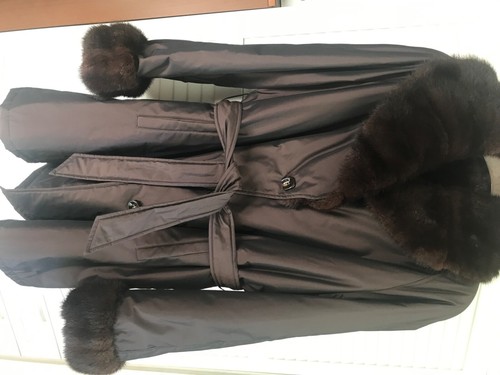 Pelliccia visone marrone tg - visone,