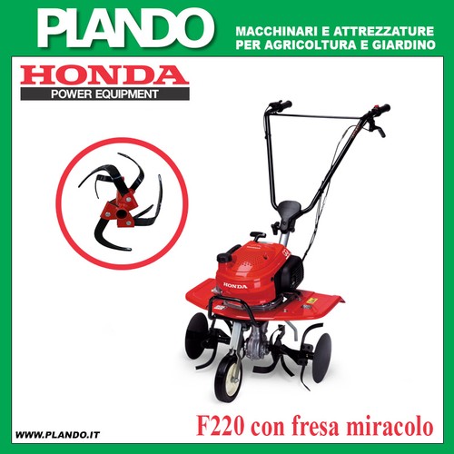 Motozappa honda f220 con - con, fresa