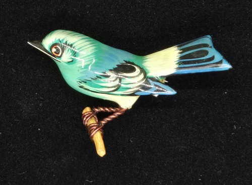 Spilla vintage takahashi legno - takahashi,