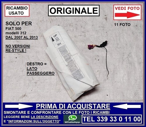 Airbag sedile destro - airbag,