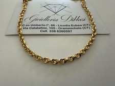 COLLANA Donna ORO GIALLO 18