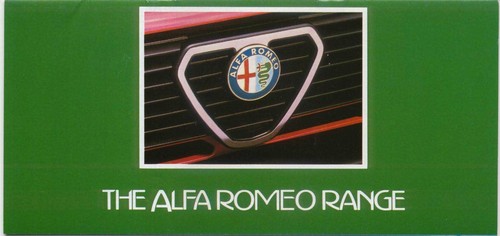 Alfa romeo range 1983 - romeo,