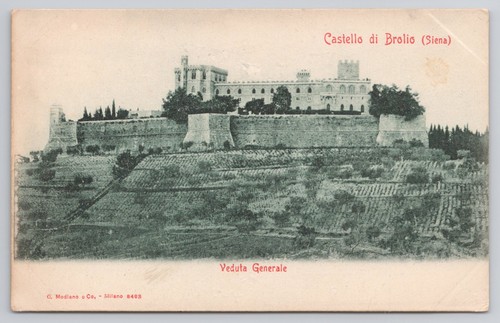 Cartolina castello brolio - cartolina,