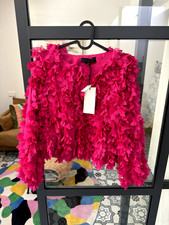 Giacca ZARA PETAL rosa texture