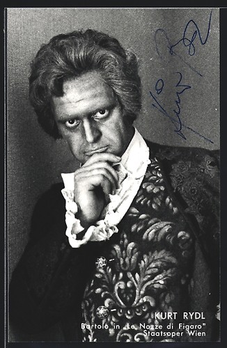 Cartolina cantante lirico kurt - cartolina,