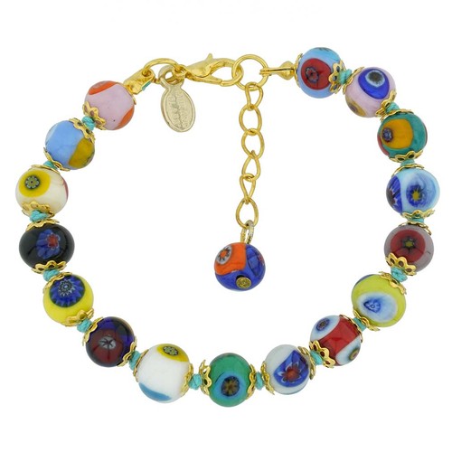 Bracciale vetro venezia - bracciale,
