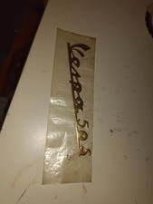 VECCHIO ADESIVO VINTAGE VESPA 50 S