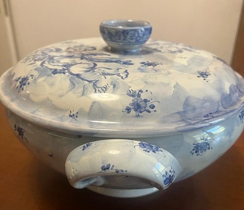 Zuppiera ceramica bianco - in,