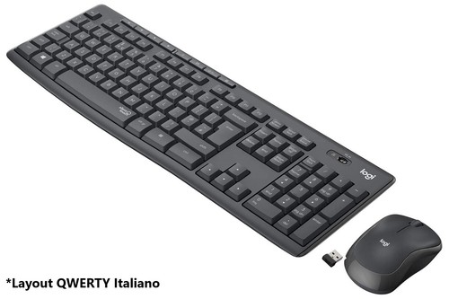 Logitech kit tastiera - kit, tastiera+mouse