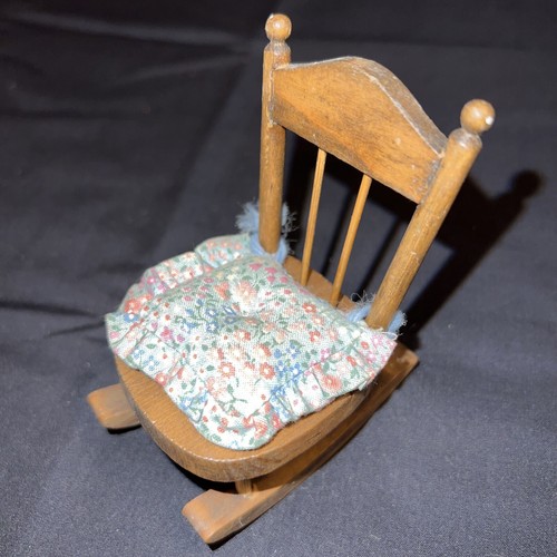 Sedia dondolo legno - a,
