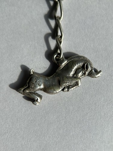 Portachiavi capricorno argento - portachiavi,