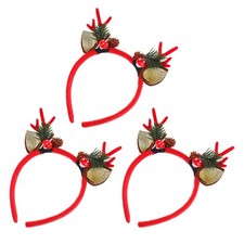  3 Pcs Cerchietto Corna Renna Cerchietti Fasce Di Banca Renne Antlers