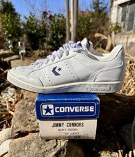 Scarpe da tennis vintage Converse Jimmy Connors sneaker contro, arma, Startech US8,5