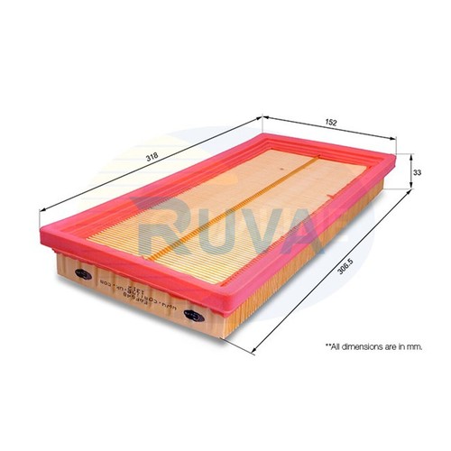 Filtro aria compatibile con