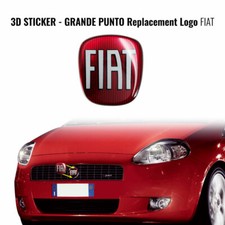 Adesivo Fiat 3D Ricambio Logo