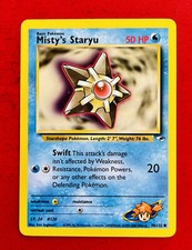 Lotto Carte POKEMON GYM HEROES - MISTY'S STARYU - 90/132 Inglese-MINT/NEAR MINT