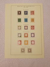 Foglio per francobolli con - per,