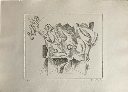 Vittorio basaglia acquaforte - basaglia,
