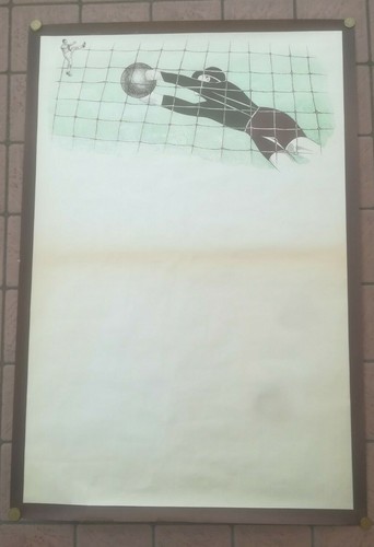 Manifesto calcio pallone - manifesto,
