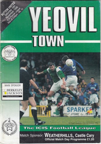 Yeovil town sutton united - yeovil,
