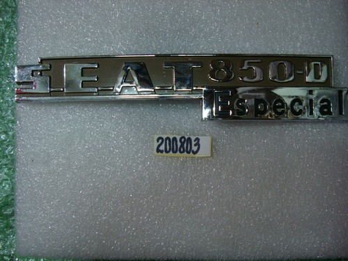 Anagrama trasero seat 850 - anagrama, d