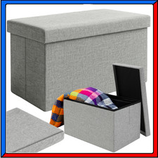 Pouf contenitore pieghevole - pouf,