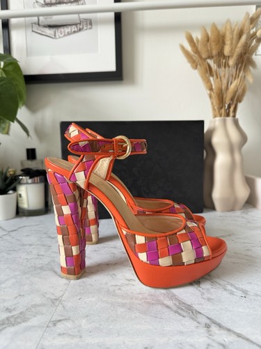 Sandali con plateau pelle - con,
