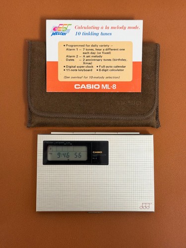 Vintage casio melody - casio, ml-8