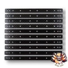 NUOVE piastre rinforzate multi-carbonio TAGATORON (1,5 mm) nere per 6,13 e 19