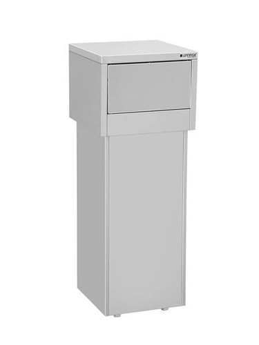 Pattumiera acciaio inox - acciaio,