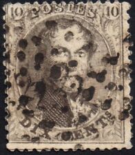 BELGIO 1863/1865 - 14B -