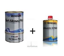 VENEZIANI GEL GLOSS PRO ML. 750 - SMALTO NAUTICO BICOMPONENTE + DILUENTE 6700