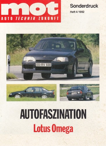 Opel omega lotus depliant - omega,