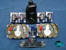KIT FRENATURA FIAT 500 F-L TUBI FRENO GANASCE CILINDRETTI POMPA FRENO OLIO FRENI